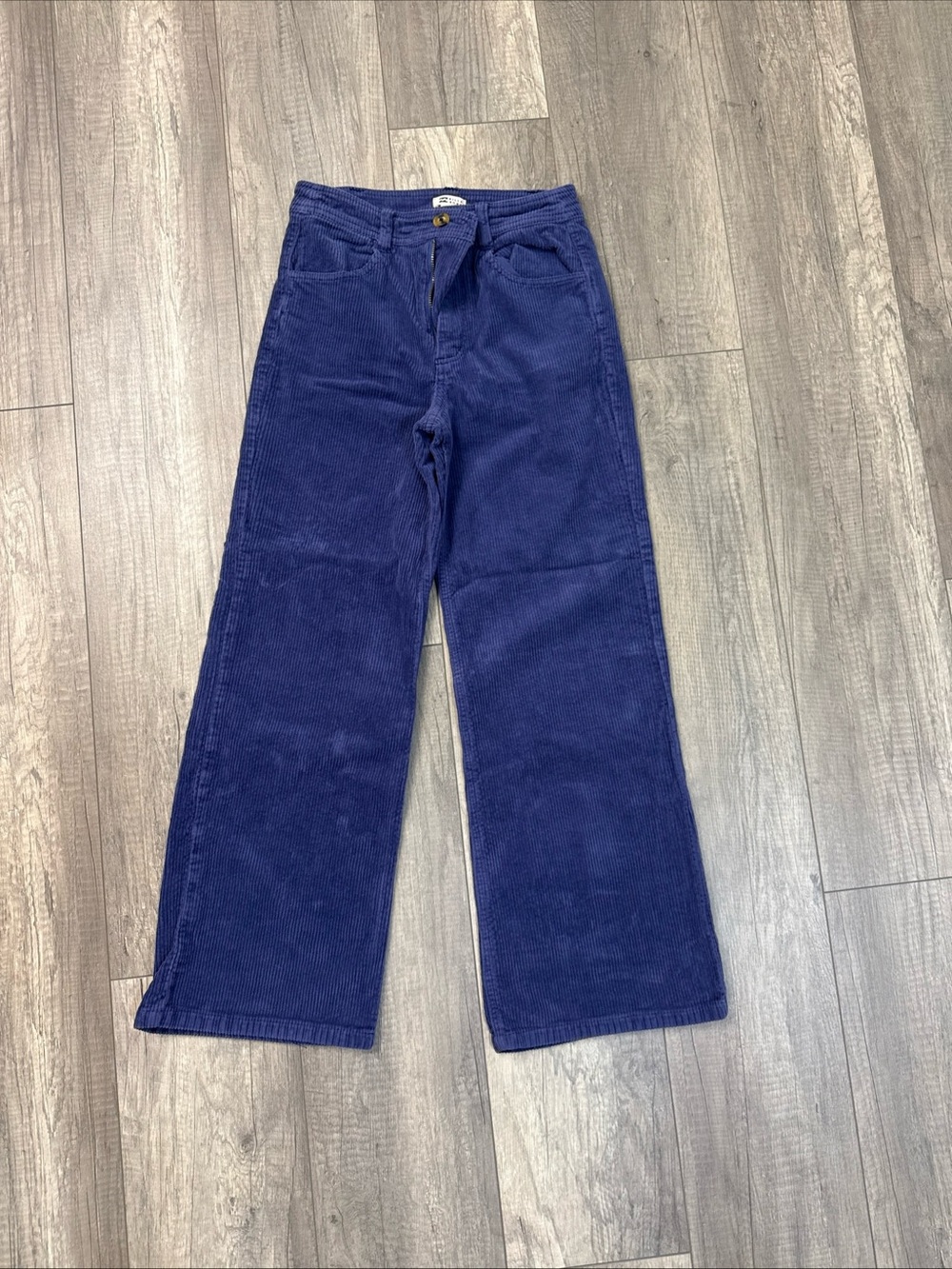 Billabong Wide-Leg Corduroy Pants in Deep Blue